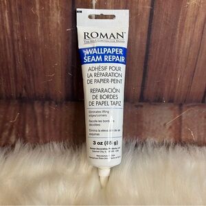 Roman Seam Repair Adhesive Sealer for Wallpaper Tears, Loose, Overlapping Edges